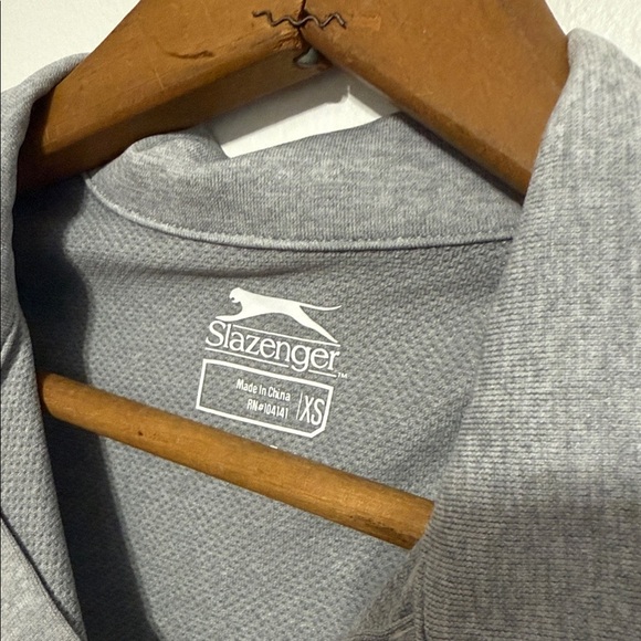 Slazenger Sleeveless Golf Polo Button Tank Top Gray - Picture 5 of 7